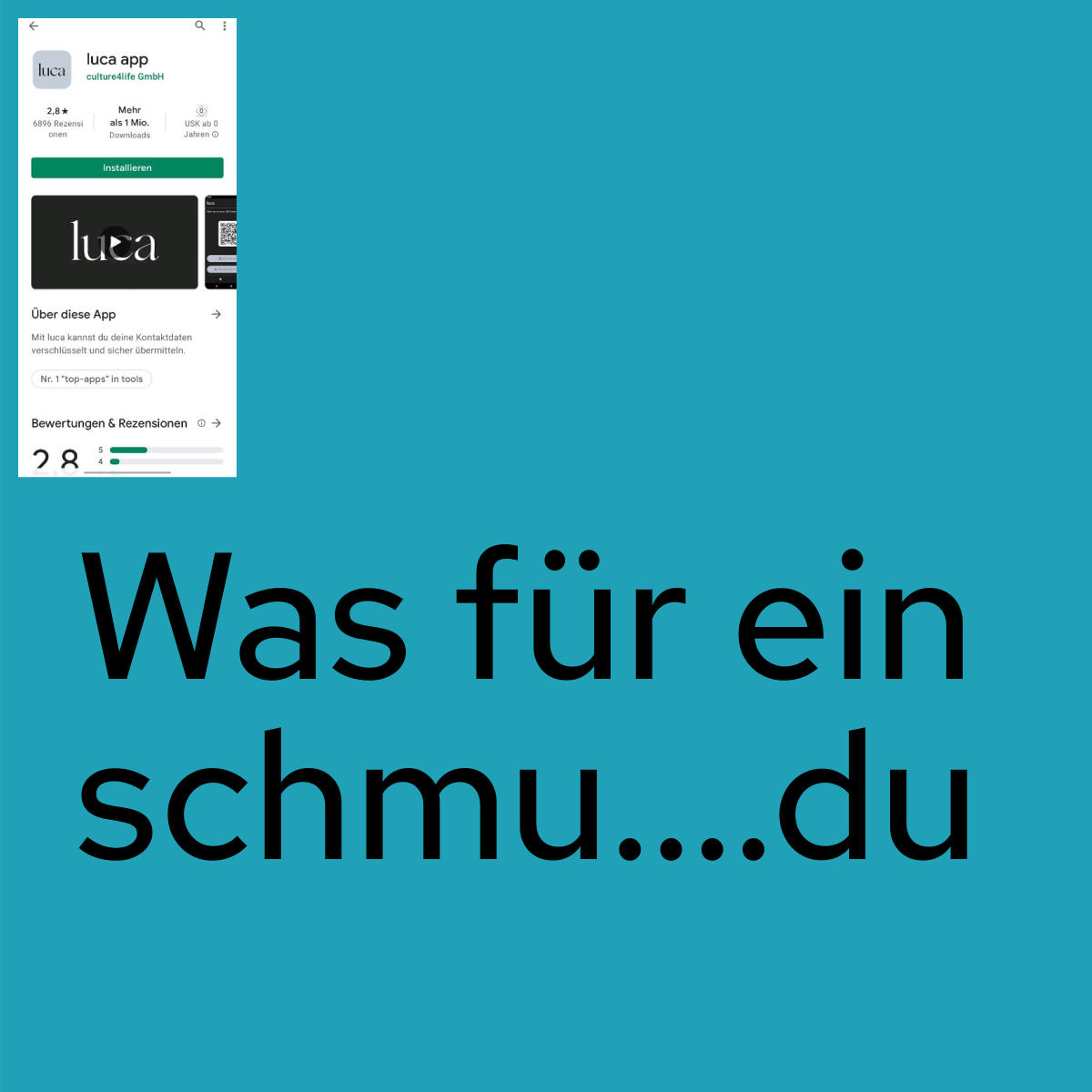 Luca App, nein danke!